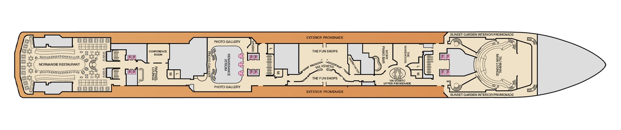 Deck 3 - Atlantic plan